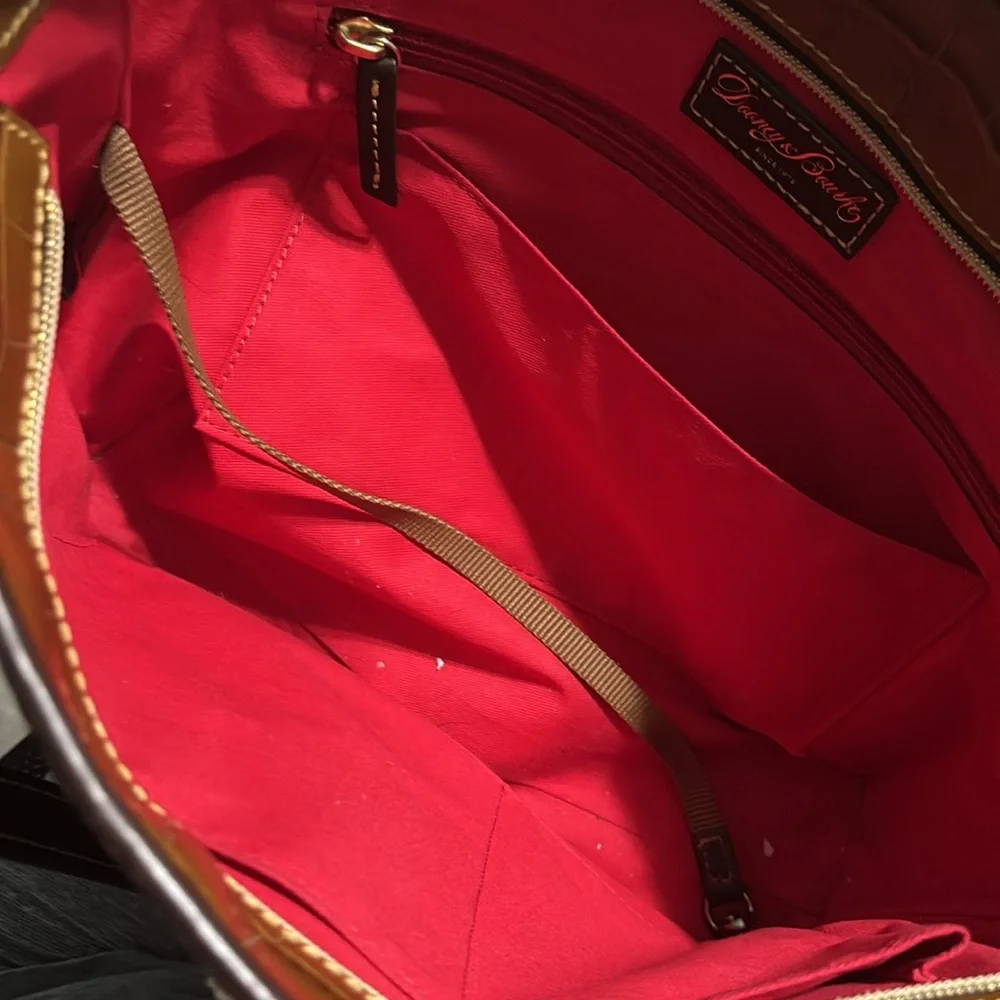 Dooney & Bourke Leather Tote Bag - Picture 10 of 15